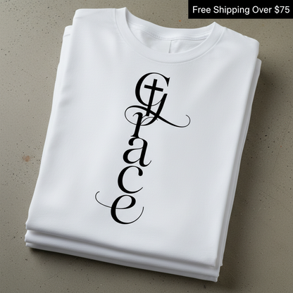 By Grace of God T-Shirt_stacked_flatlay