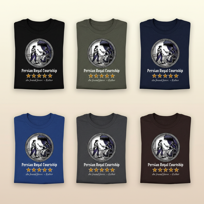 Persian Royal Courtship T-Shirt_6color_grid
