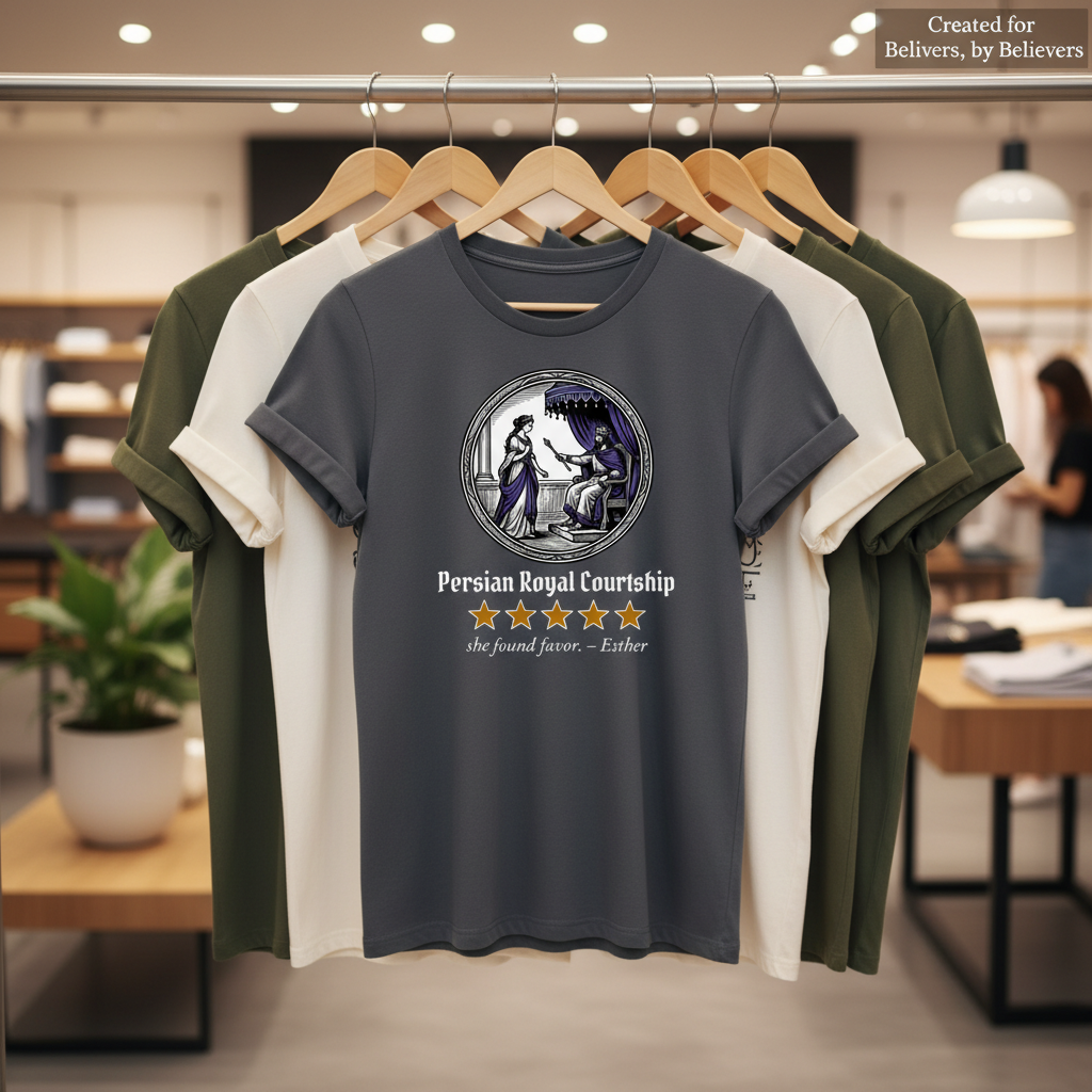Persian Royal Courtship T-Shirt_boutique_rack