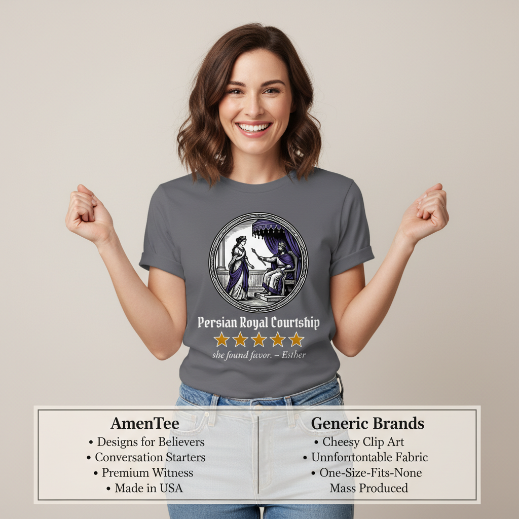 Persian Royal Courtship T-Shirt_product_table