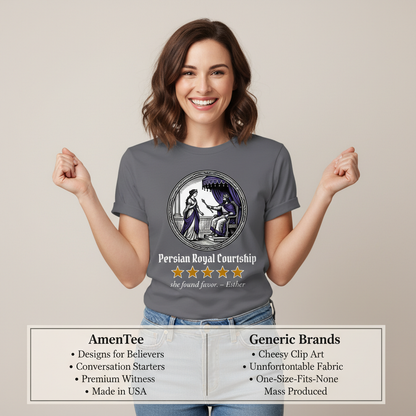 Persian Royal Courtship T-Shirt_product_table