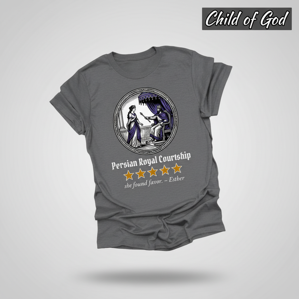 Persian Royal Courtship T-Shirt_3d_float