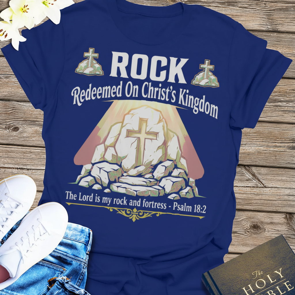 Christ the Rock Fortress T-Shirt_extreme_za