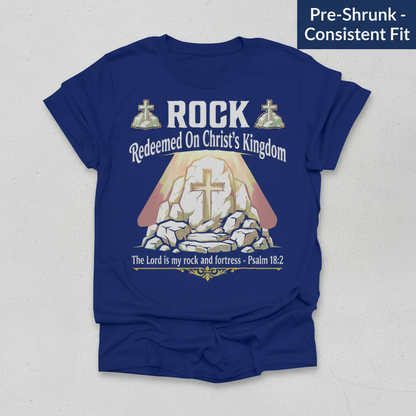 Christ the Rock Fortress T-Shirt_clean