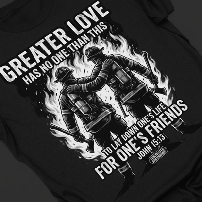 Greater Love Firefighter T-Shirt_extreme_za