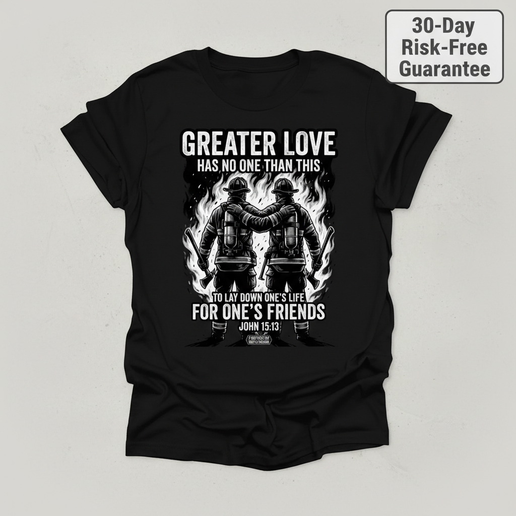 Greater Love Firefighter T-Shirt_clean