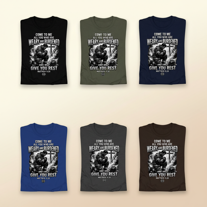 Give You Rest Firefighter T-Shirt_6color_grid
