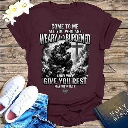 Give You Rest Firefighter T-Shirt_dual_model_life