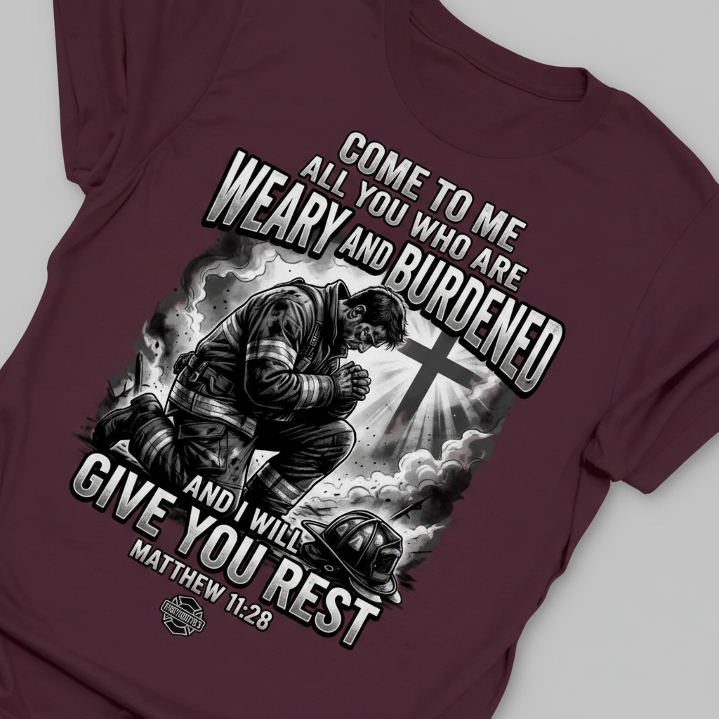 Give You Rest Firefighter T-Shirt_extreme_za
