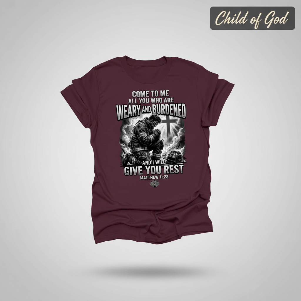 Give You Rest Firefighter T-Shirt_3d_float
