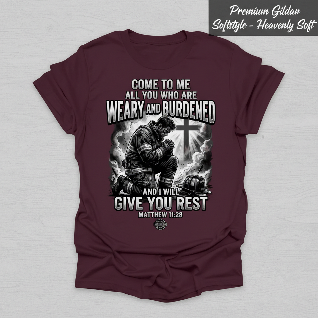 Give You Rest Firefighter T-Shirt_clean