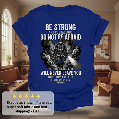 Fearless Firefighter Faith T-Shirt_review_5star