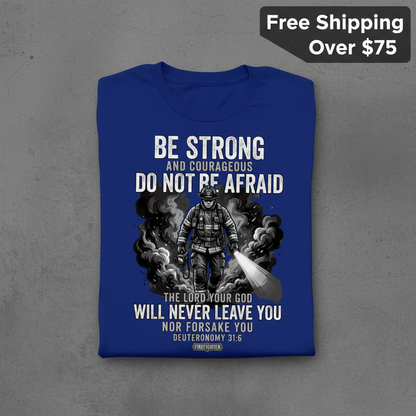 Fearless Firefighter Faith T-Shirt_fold_tilt