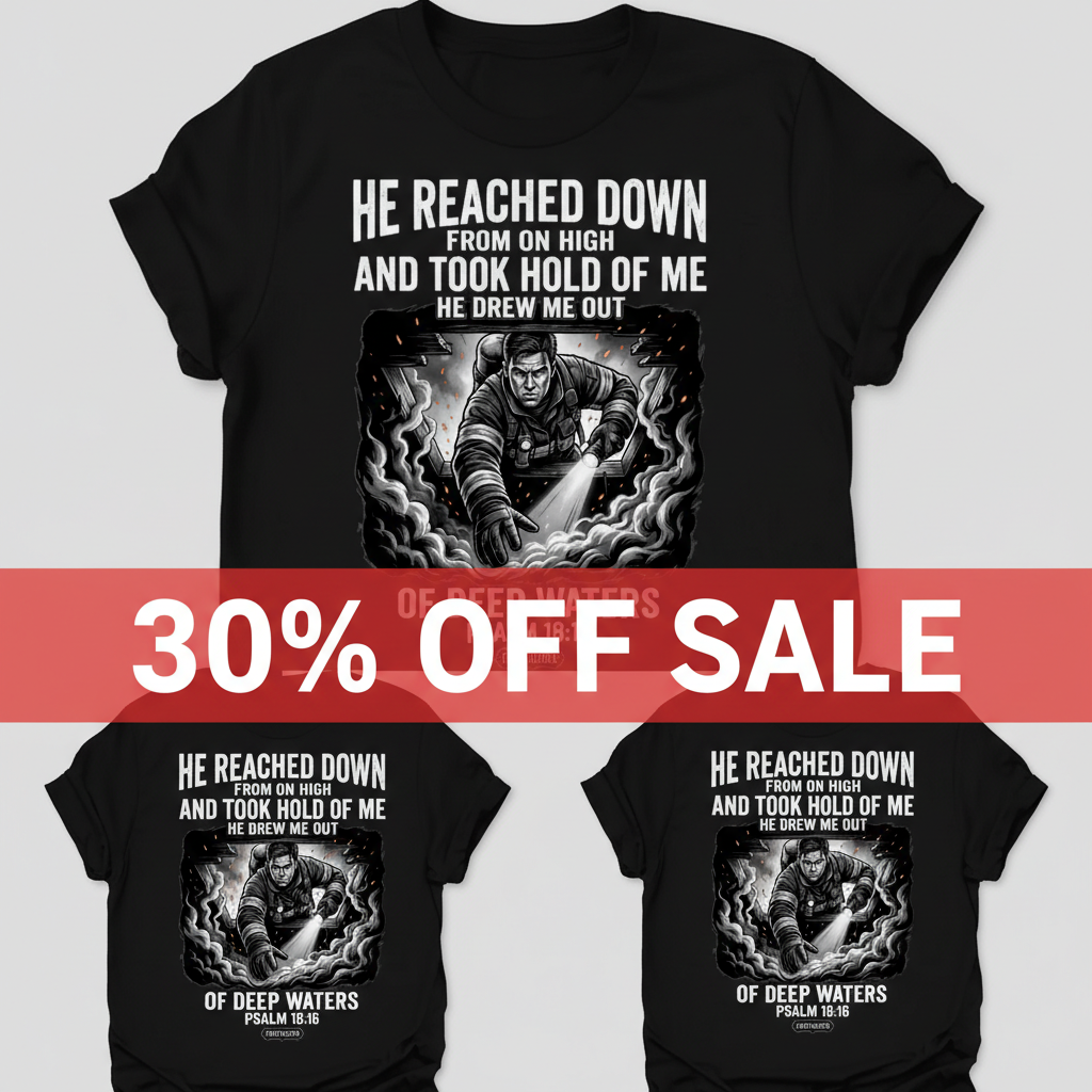 Rescued by Faith T-Shirt_triple_model