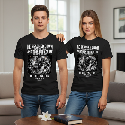 Rescued by Faith T-Shirt_dual_model_life