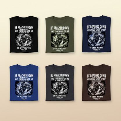 Rescued by Faith T-Shirt_6color_grid