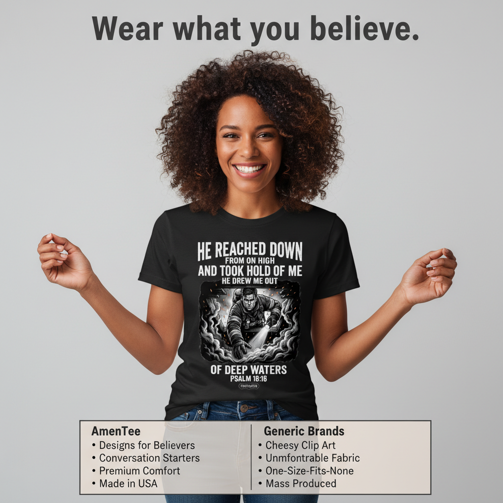 Rescued by Faith T-Shirt_product_table