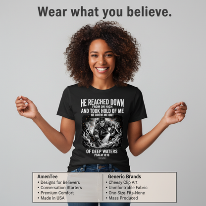 Rescued by Faith T-Shirt_product_table