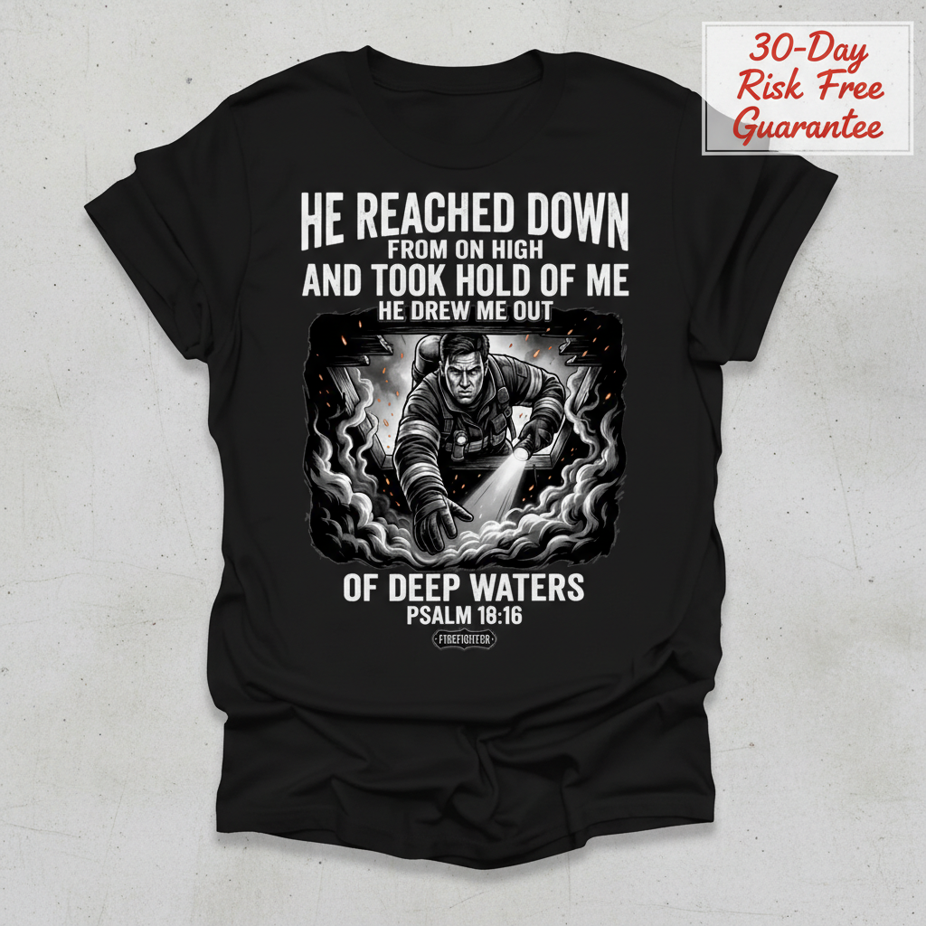 Rescued by Faith T-Shirt_clean