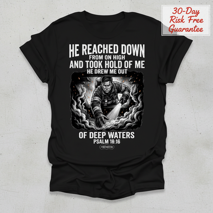 Rescued by Faith T-Shirt_clean