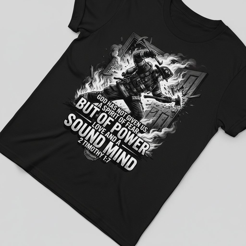 Fearless Firefighter Faith T-Shirt_extreme_za
