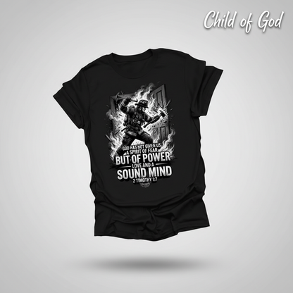 Fearless Firefighter Faith T-Shirt_3d_float