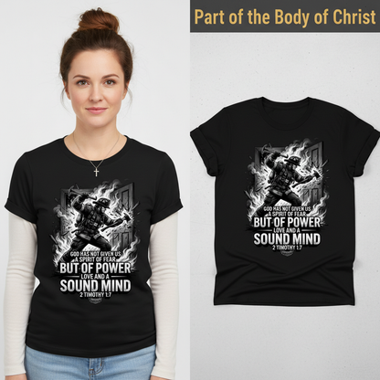 Fearless Firefighter Faith T-Shirt_model_flat