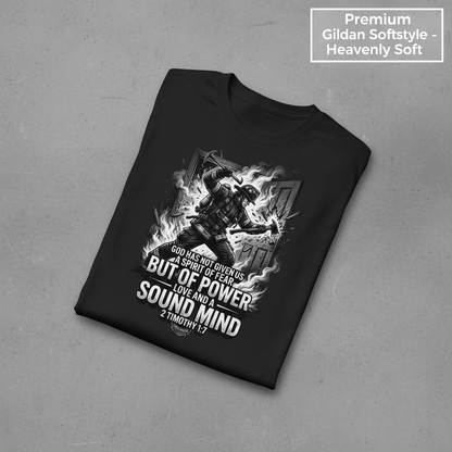 Fearless Firefighter Faith T-Shirt_fold_tilt