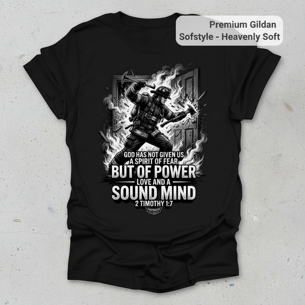 Fearless Firefighter Faith T-Shirt_clean