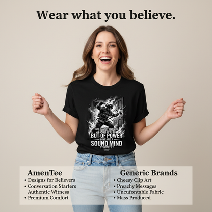 Fearless Firefighter Faith T-Shirt_product_table
