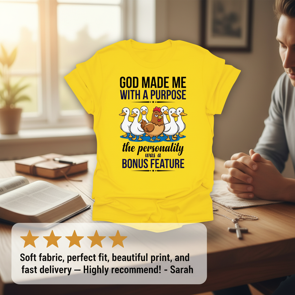 Purpose & Personality T-Shirt_review_5star