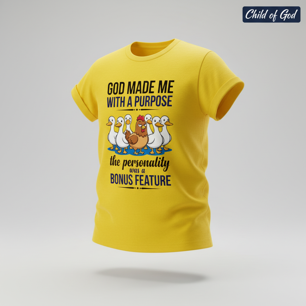 Purpose & Personality T-Shirt_3d_float