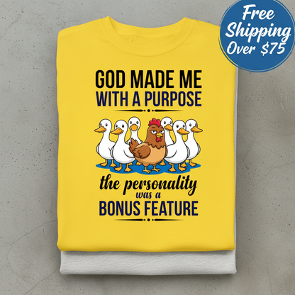 Purpose & Personality T-Shirt_stacked_flatlay