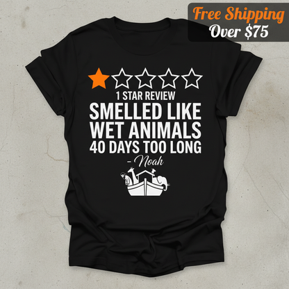 Noah's 1-Star Ark Review T-Shirt_clean