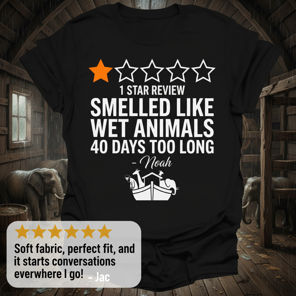 Noah's 1-Star Ark Review T-Shirt_review_5star