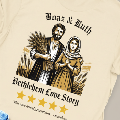 Boaz & Ruth Bethlehem Love Story T-Shirt_extreme_za