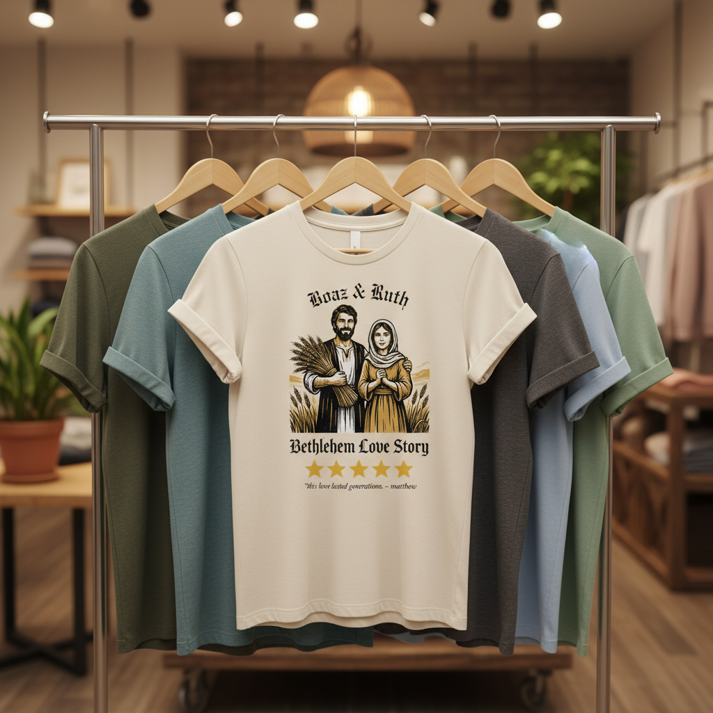 Boaz & Ruth Bethlehem Love Story T-Shirt_boutique_rack