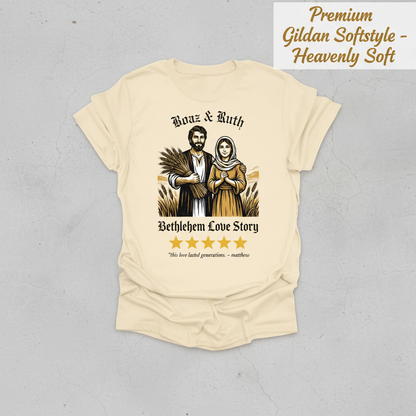 Boaz & Ruth Bethlehem Love Story T-Shirt_clean