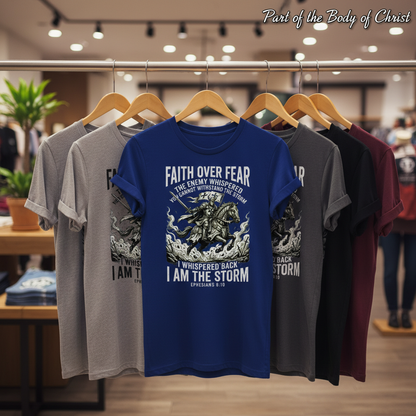 Faith Over Fear Warrior T-Shirt_boutique_rack