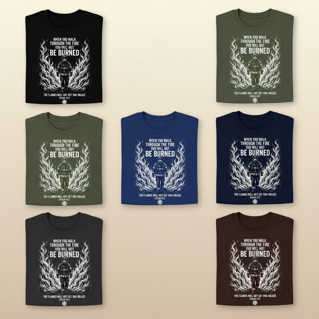 Walk Through Fire T-Shirt_6color_grid