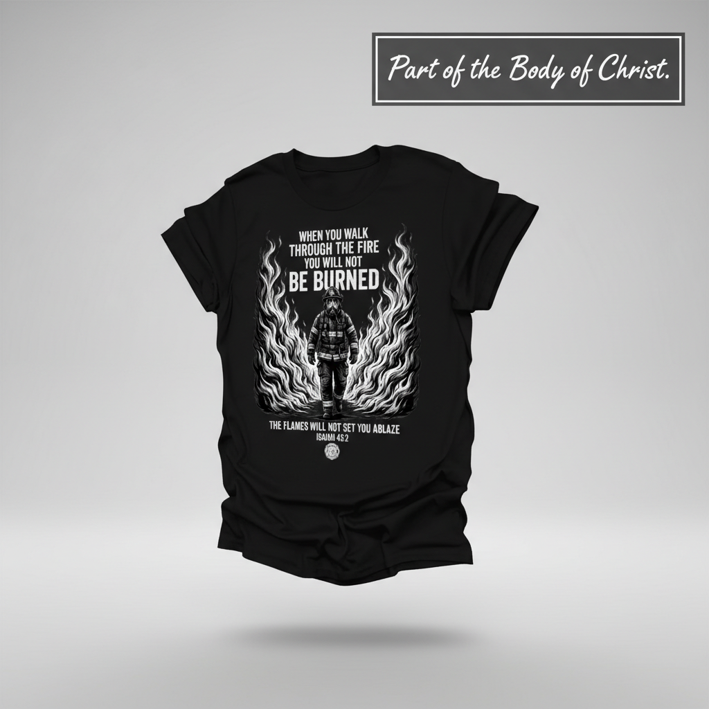 Walk Through Fire T-Shirt_3d_float