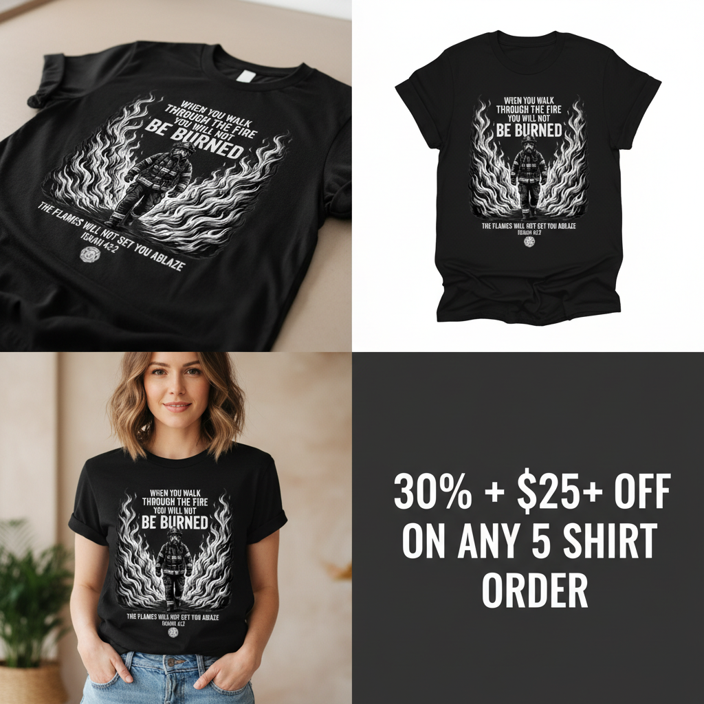 Walk Through Fire T-Shirt_4_panel