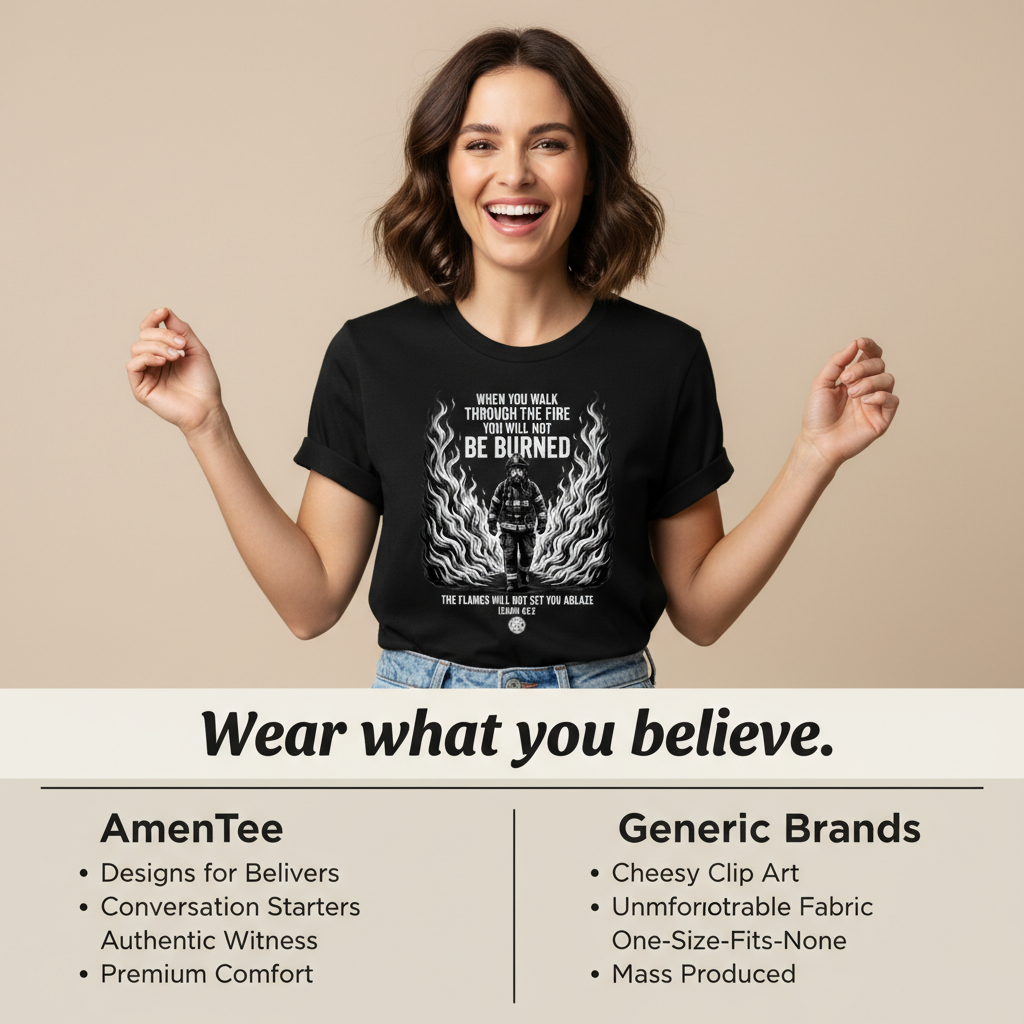 Walk Through Fire T-Shirt_product_table