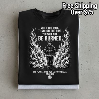 Walk Through Fire T-Shirt_stacked_flatlay