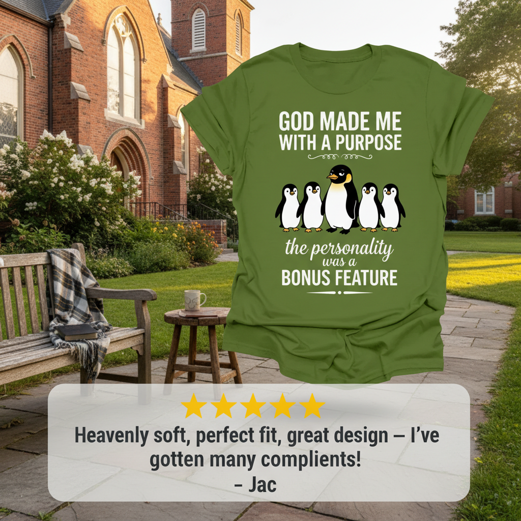Purpose & Personality Penguin T-Shirt_review_5star