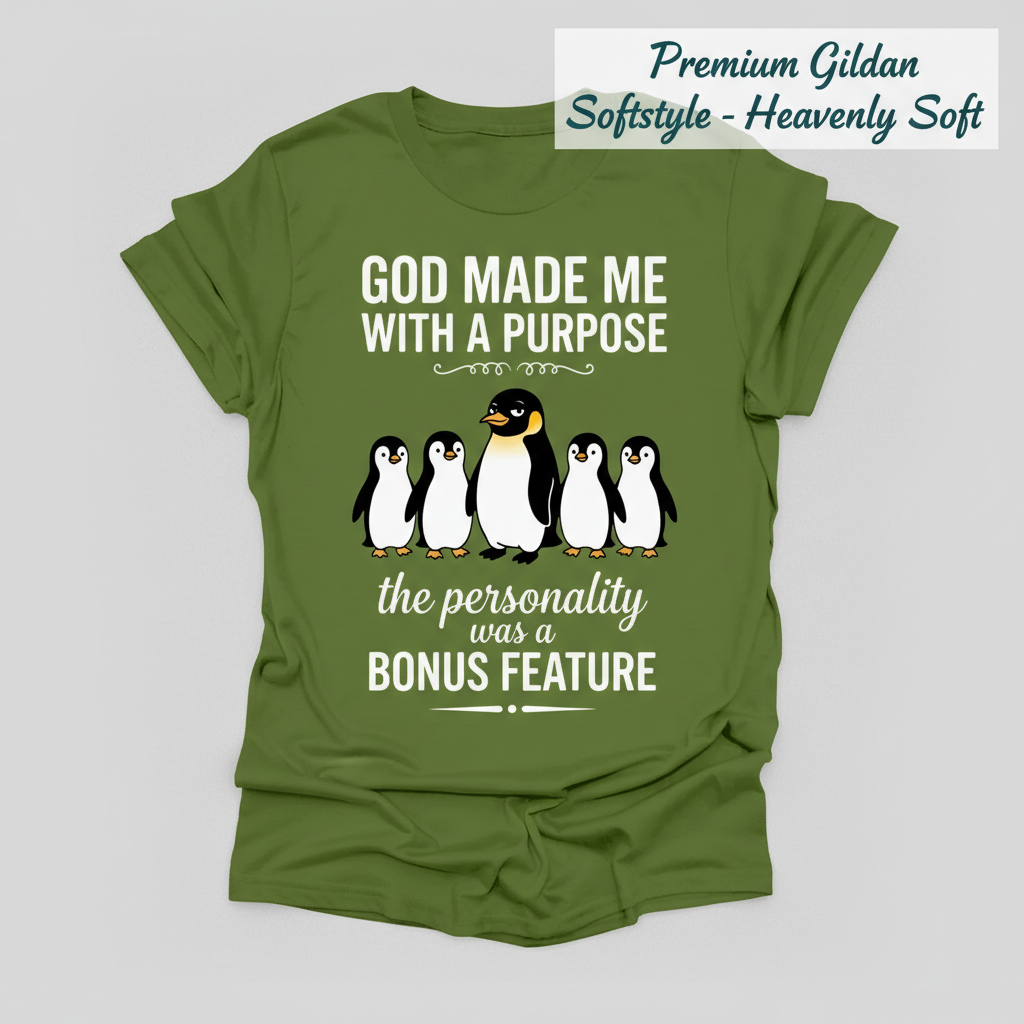 Purpose & Personality Penguin T-Shirt_clean