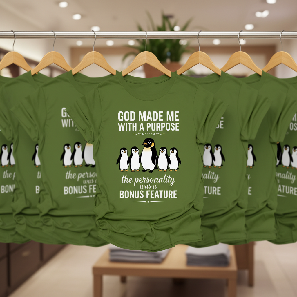 Purpose & Personality Penguin T-Shirt_boutique_rack