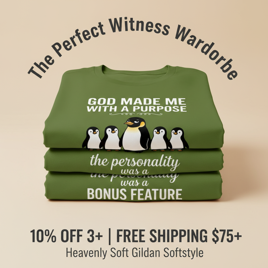 Purpose & Personality Penguin T-Shirt_stacked_promotion