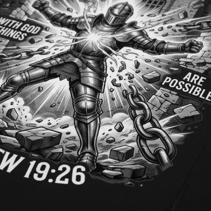 With God All Things Are Possible T-Shirt__detail