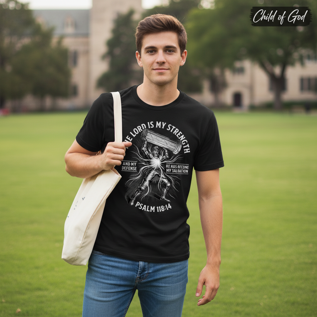 The Lord Is My Strength T-Shirt__lifestyle